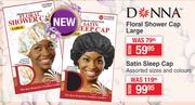Donna Floral Shower Cap Large