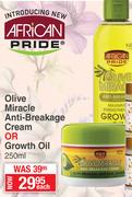 African Pride Olive Miracle Anti-Breakage Cream Or Growth Oil-250ml-Each