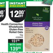 Health Connection Wholefoods Gluten-Free Rolles Oats-1kg
