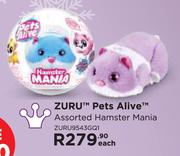 Zuru Pets Alive Assorted Hamster Mania ZURU9543GQ1-Each