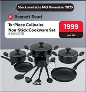 Bennett Read 14-Piece Culinaire Non-Stick Cookware Set 850000373-Per Set