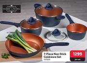 Home Living 7-Piece Non-Stick Cookware Set 451929-Per Set