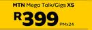 Hisense Infinity H50S 5G Enabled-On MTN Mega Talk/Gigs XS