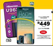 Hisense Infinity H60 5G Enabled-On MTN Mega Talk/Gigs XS