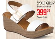 Spoilt Girls Black And White Sizes 3-8