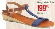 Spoilt Girls Navy, White And Tan Sizes 3-8