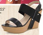 Spoilt Girls Black And Bronze Sizes 3-8