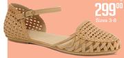 Grendha Black And Beige Sizes 3-8