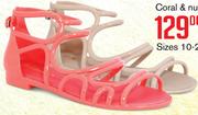 Candy Coral & Nude Sizes 10-2