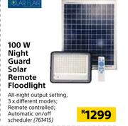 Solar Flair 100W Night Guard Solar Remote Floodlight
