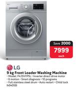 LG 9Kg Front Loader Washing Machine F4J3VYP5L 