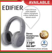 Edifier Stereo Headphones W600BT