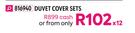 Ronelle Deluxe 7 Piece Duvet Cover Sets (Three Quarter)