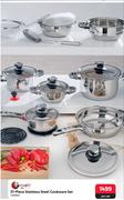 Tissolli 21-Piece Stainless Steel Cookware Set 258880-Per Set