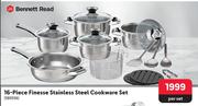 Bennett Read 16-piece Finesse Stainless Steel Cookware Set 389556-Per Set