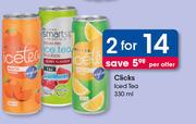 Clicks Iced Tea-2x330ml