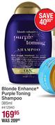 OGX Blonde Enhance+ Purple Toning Shampoo-385ml