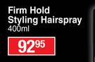 TRESemme Firm Hold Styling Hairspray-400ml