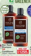 Petal Fresh Hair ResQ Shampoo Or Conditioner Assorted-355ml Each