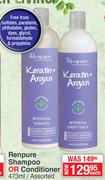 Renpure Shampoo Or Conditioner Assorted-473ml Each