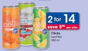 Clicks Iced Tea-2x330ml 