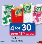 Tic Tac Breath Mints-For 4