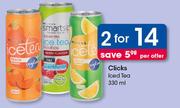 Clicks Iced Tea-2x330ml Per Offer