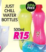 Just Chill 500ml Water Bottles-Each