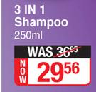 Dark & Lovely 3 In 1 Shampoo-250ml