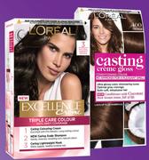 L'Oreal Excellence Creme Triple Care Colour Assorted Shades