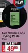 Axe Natural Look Styling Paste-75ml