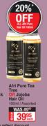 Afri Pure Tea Tree Or Jojoba Hair Oil Assorted-100ml Each