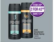 Axe Deodorant Body Spray Assorted-150ml