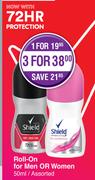 Shield Roll On For Men Or Women Assorted-50ml