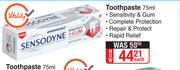 Sensodyne Toothpaste-75ml Each