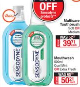 Sensodyne Mouthwash Cool Mint Or Extra Fresh-500ml Each
