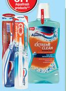 Aquafresh Extreme Clean Tri Action Toothbrush