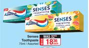 Aquafresh Senses Toothpaste Assorted-75ml Each