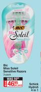 Bic Miss Soleil Sensitive Razors 3 Pack-Per Pack