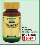 Gold Cranberry-60 Softgel Capsules