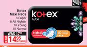 Kotex Maxi Pads-Per Pack