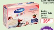 Purity Junior! Instant Oats Assorted-8 x 35g