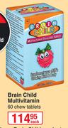 Brain Child Multivitamin-60 Chew Tablets Each