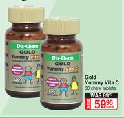 Gold Yummy Vita C-60 Chew Tablets Each