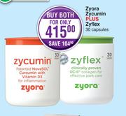 Ztora Zycumin Plus Zyflex 30 Capsules-For Both