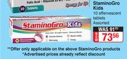 StaminoGro Kids Assorted-10 Effervescent Tablets
