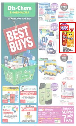 Dis-Chem : Best Buys (23 April - 9 May 2021), page 1
