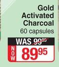 Gold Activated Charcoal-60 Capsules