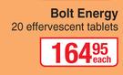 Bolt Energy-20 Effervescent Tablets Each