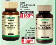 Gold Activated Charcoal-60 Capsules